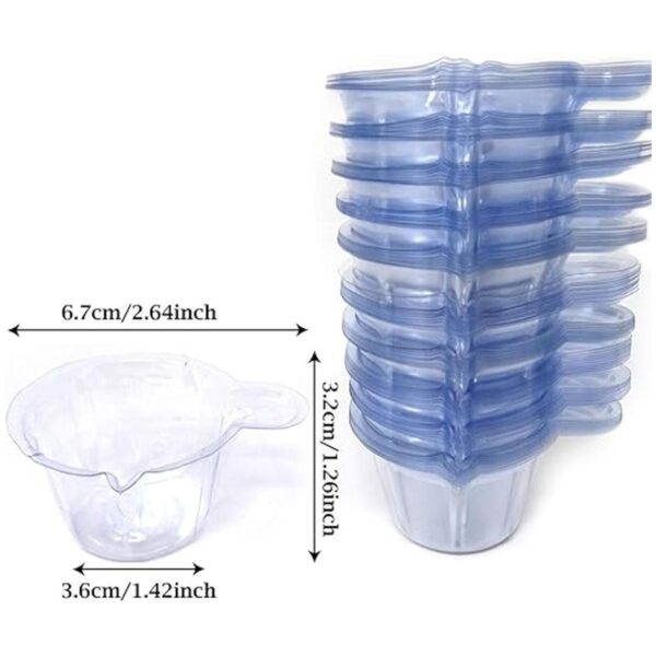 Honbay Juego de 100 vasos dispensadores desechables de