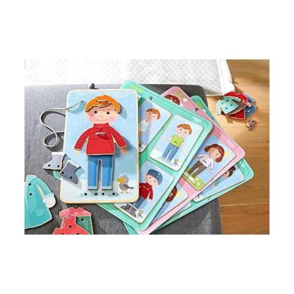 HABA Juego de enhebrar Dress Me
