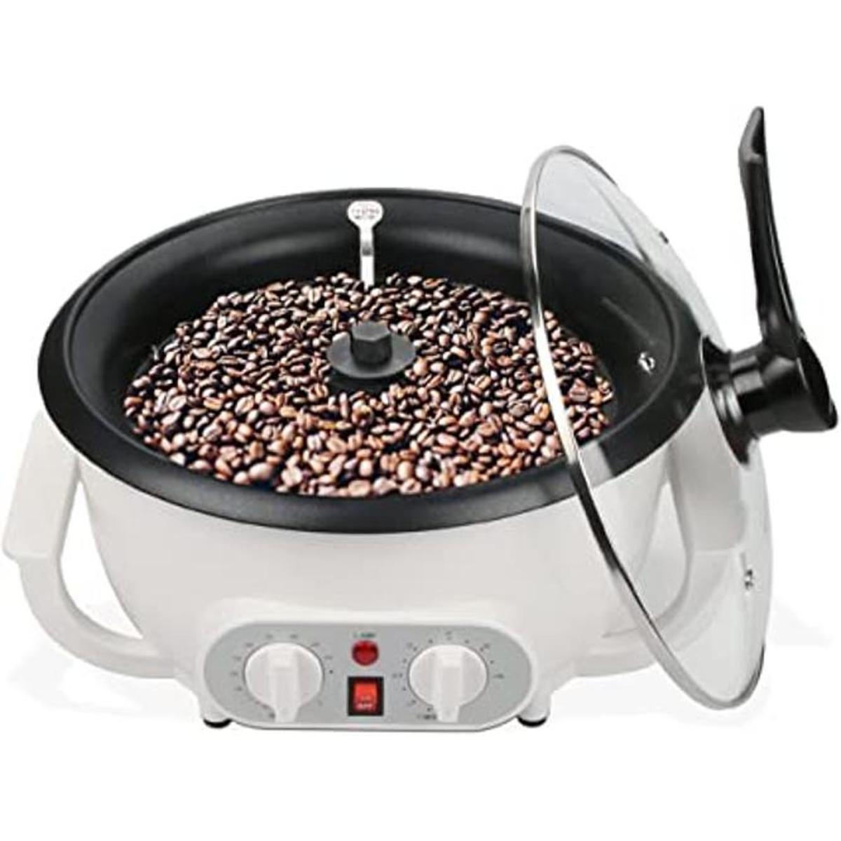 Máquina tostadora de café mejorada para uso doméstico