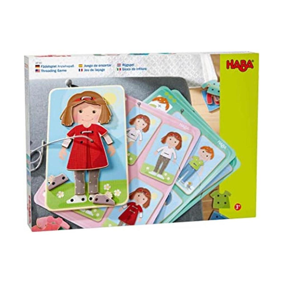 HABA Juego de enhebrar Dress Me