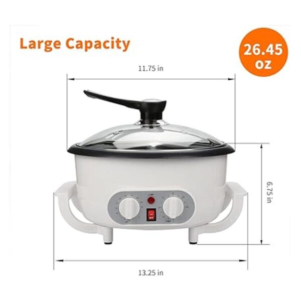 Máquina tostadora de café mejorada para uso doméstico
