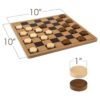 Gamie Juego de mesa para damas de madera juego de mesa_3