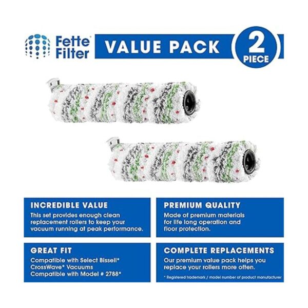 Filtro Fette Rollo de cepillo para mascotas