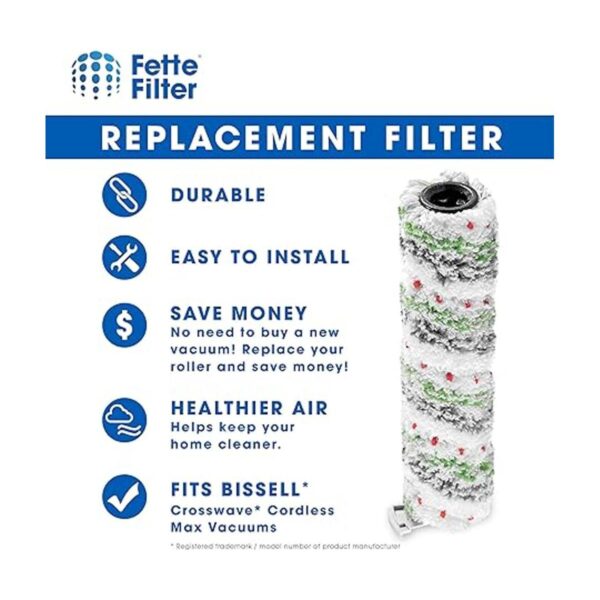 Filtro Fette Rollo de cepillo para mascotas