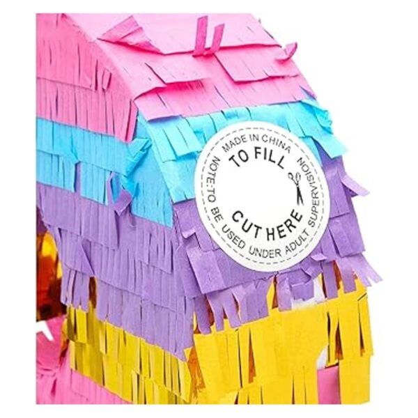 Piñata pequeña de arcoíris número 3 para fiesta de_4