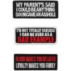 Blood Makes You Related Juego de parches bordados para_1