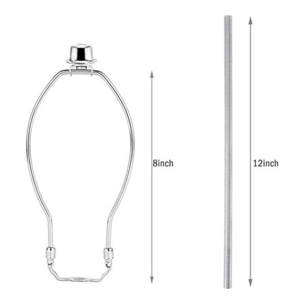 ECUDIS Lamp Kit Table Lamp Wiring Kit with 8 Inch Harp_2