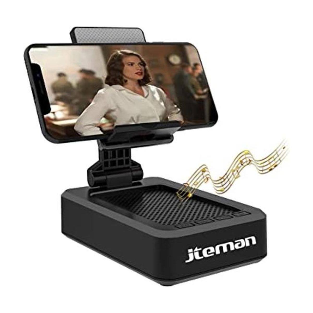 Cell Phone Stand with Wireless Bluetooth Speaker and