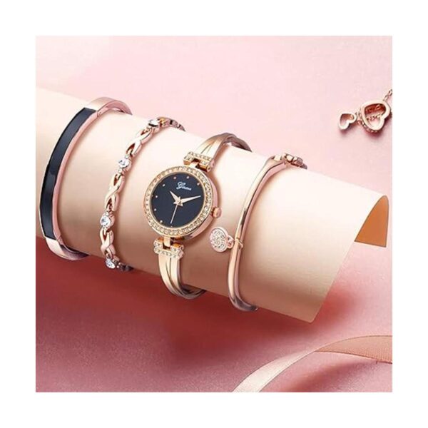 Clastyle Elegante juego de reloj y pulsera para mujer de_2