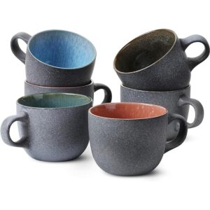 BTaT Juego de 6 tazas de café 14 onzas 14.0 fl oz