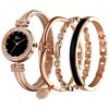 Clastyle Elegante juego de reloj y pulsera para mujer de_1