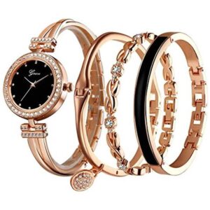Clastyle Elegante juego de reloj y pulsera para mujer de_1