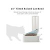 Marchul Tilted Cat Food Bowl Set Raised Cat Bowls for_4
