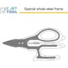 C.Jet Tijeras de electricista profesional de acero_6