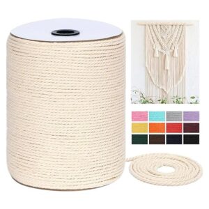 Cuerda de macramé de 0.157 in x 328 yardas 984 pies_1