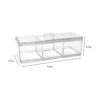 Isaac Jacobs Organizador apilable rectangular de acrílico_3