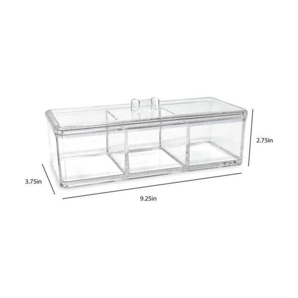 Isaac Jacobs Organizador apilable rectangular de acrílico_3