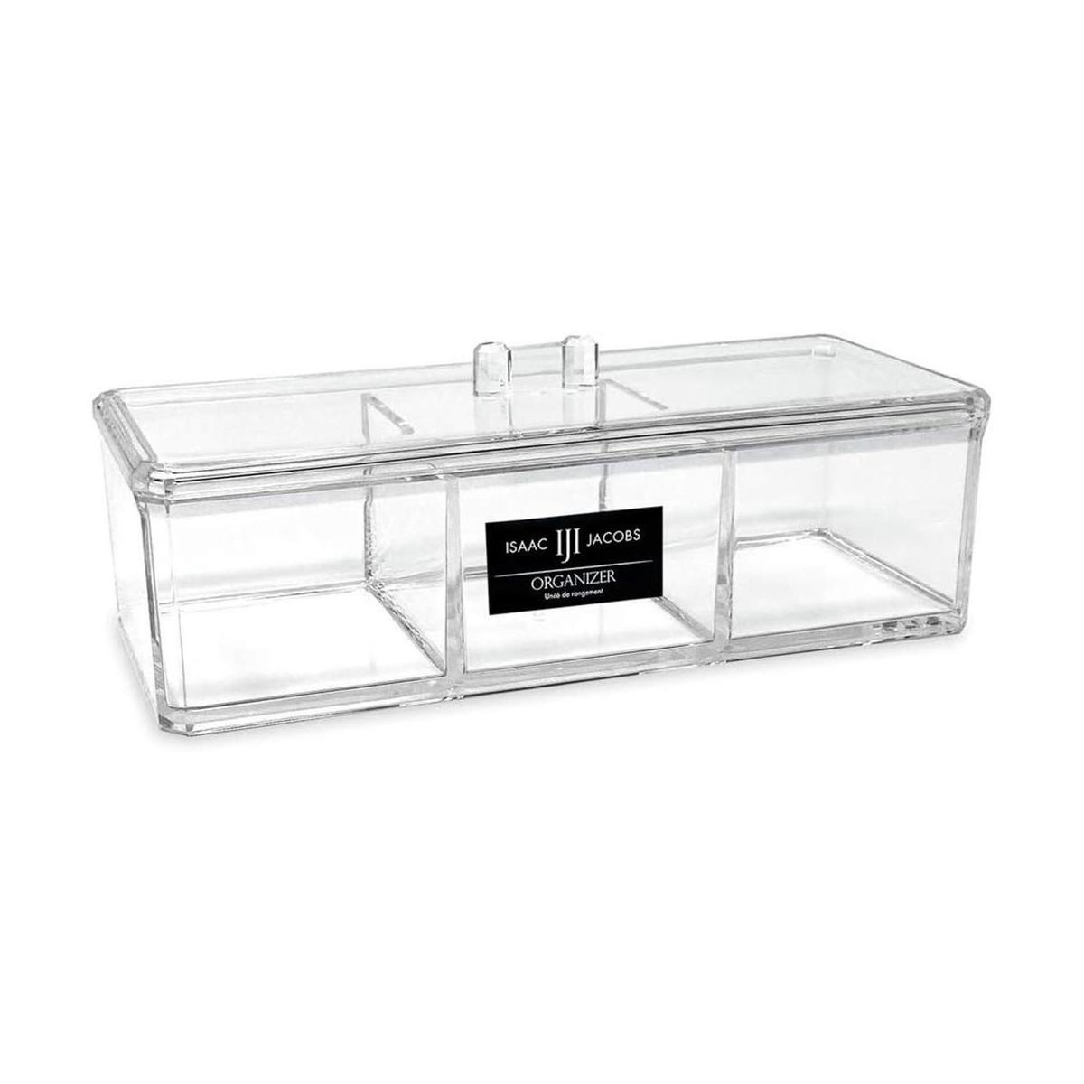 Isaac Jacobs Organizador apilable rectangular de acrílico