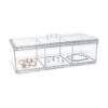 Isaac Jacobs Organizador apilable rectangular de acrílico_5
