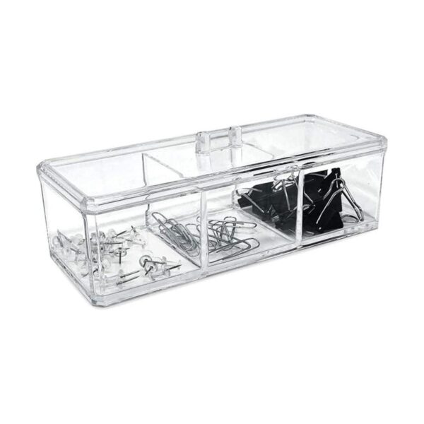 Isaac Jacobs Organizador apilable rectangular de acrílico_6