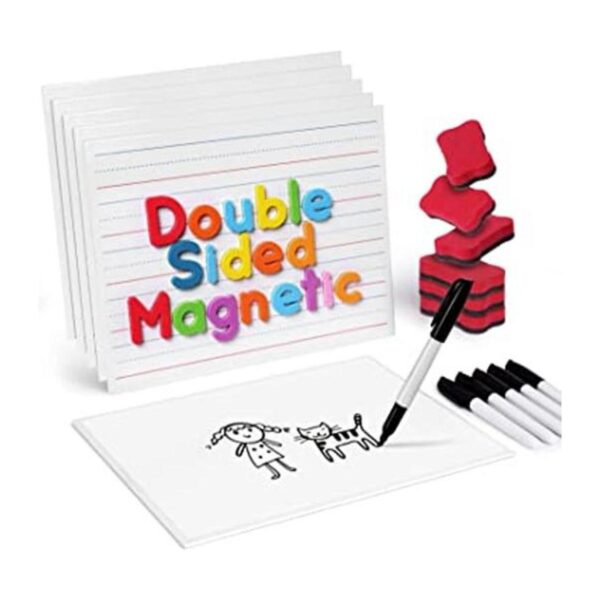 Gamenote Juego de tablas blancas pequeñas magnéticas_1