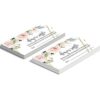 Blush Greenery Boleto de la rifa del pañal 50 tarjetas_2