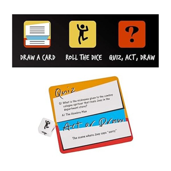 Paladone Friends TV Show Quiz Act or Draw Game Producto_3