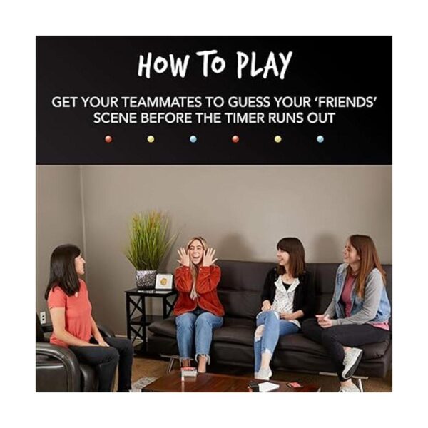 Paladone Friends TV Show Quiz Act or Draw Game Producto_2