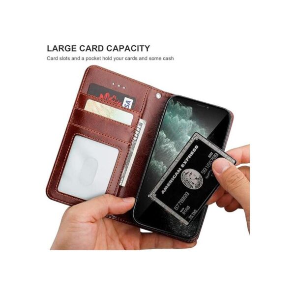 Bocasal Funda tipo cartera para iPhone 11 con tarjetero de_5