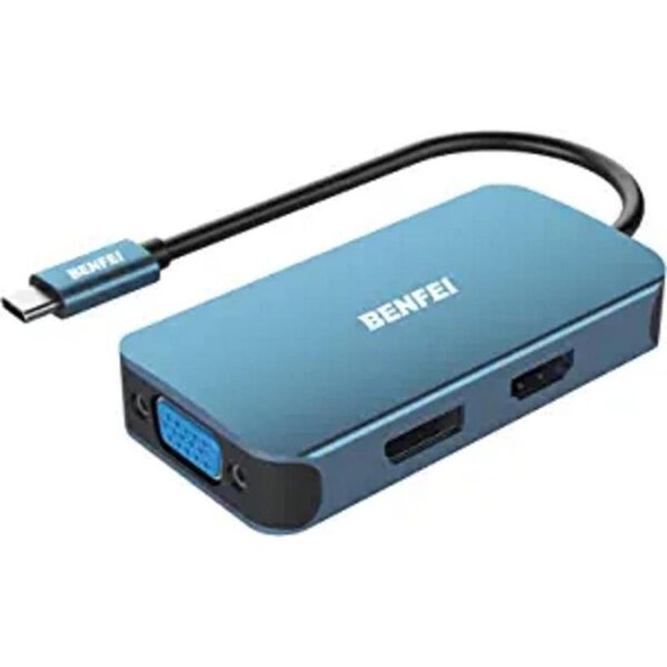 BENFEI Adaptador DisplayPort USB C a HDMI VGA DisplayPort_1