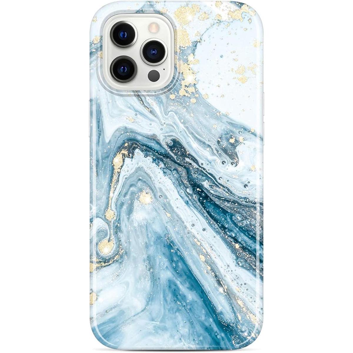 JIAXIUFEN Funda delgada brillante compatible con iPhone