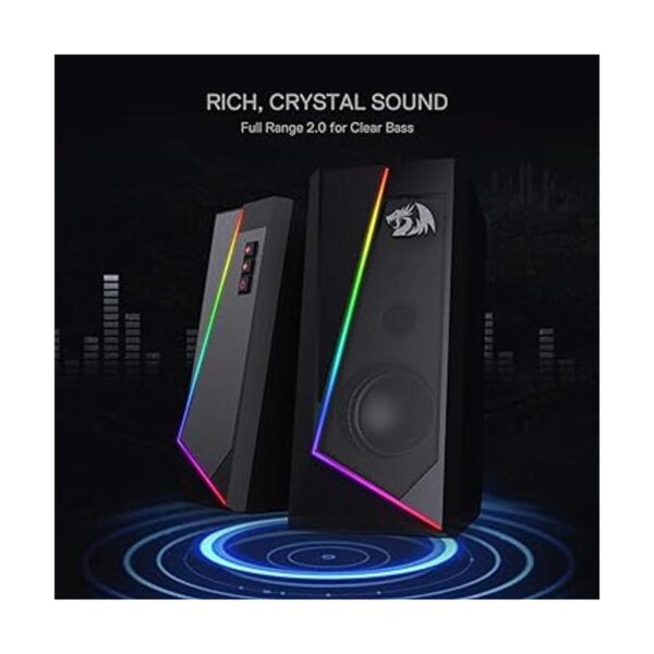 Redragon Altavoces de escritorio GS520 RGB altavoz_4