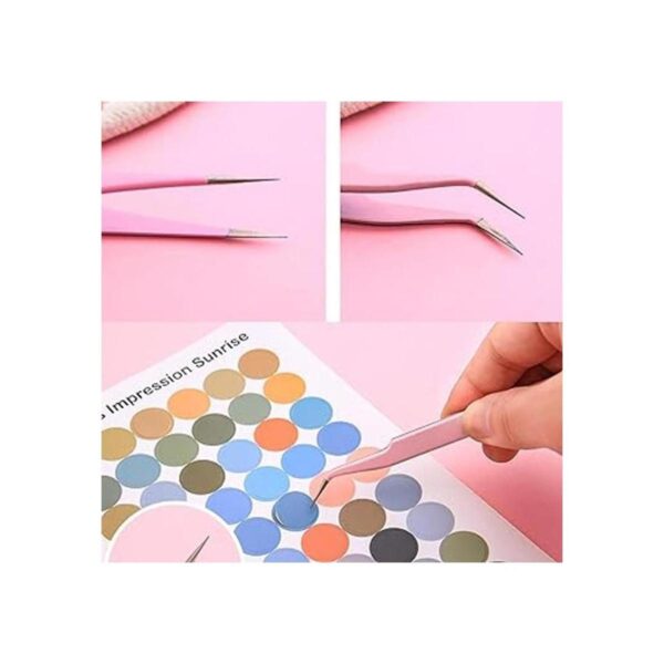 Juego de 4 pinzas de precisión herramientas de pintura de