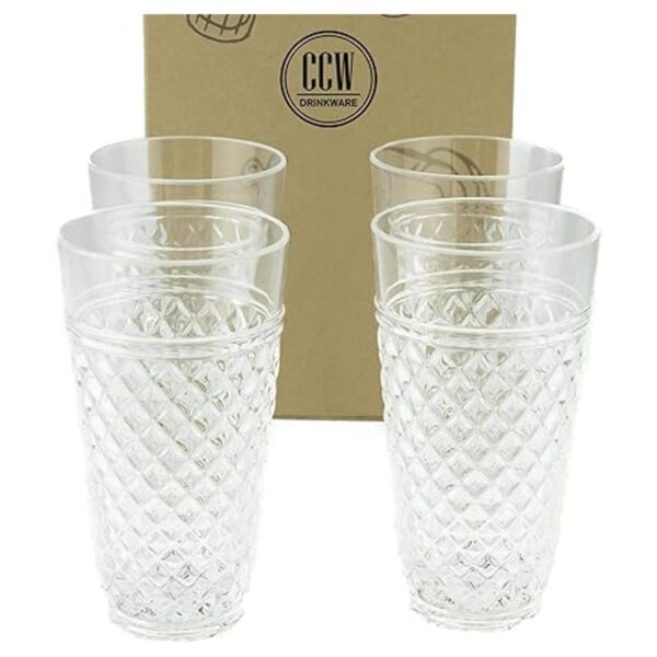 PG Drinkware Collection Vasos de agua de plástico de