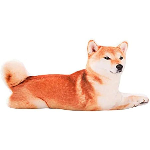 Mozacona Cojín 3D Shiba Inu con forma de perro_1