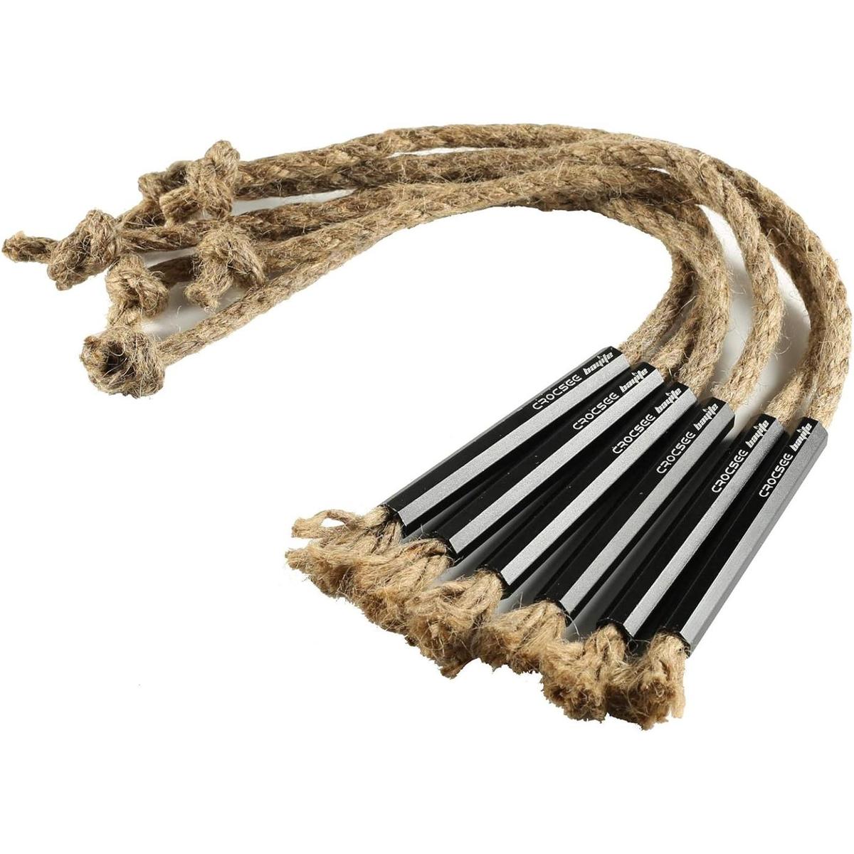 CrocSee Kit de supervivencia de cuerda de cáñamo