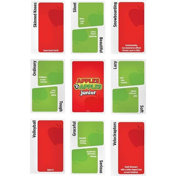 Apples to Apples Junior el juego de comparaciones locas_6