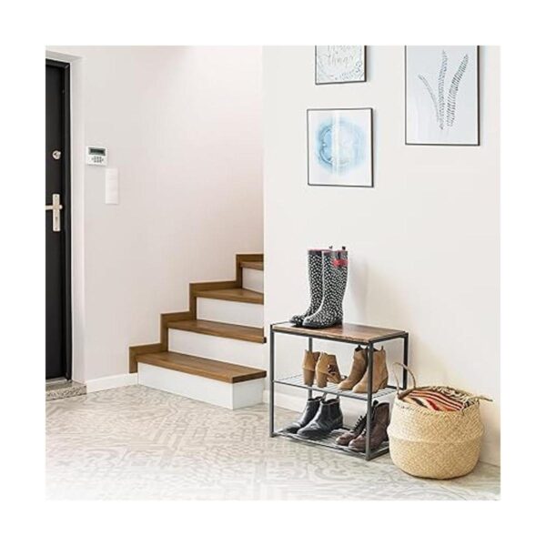 IRIS USA Banco de zapatos de 3 niveles para entrada 6_2