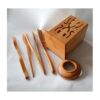 Chadao Bamboo GongFu Tea Tools Cuchara de tubo pinzas_2