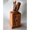 Chadao Bamboo GongFu Tea Tools Cuchara de tubo pinzas_3