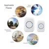 Timbre inalámbrico kit de timbre de puerta impermeable_6