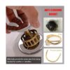 Bathroom Pop Up Sink Drain Stopper With Removable Brass_3