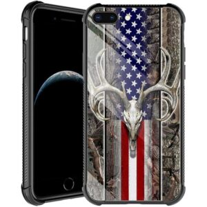 Funda para iPhone SE 2022 diseño de calavera de ciervo de_1
