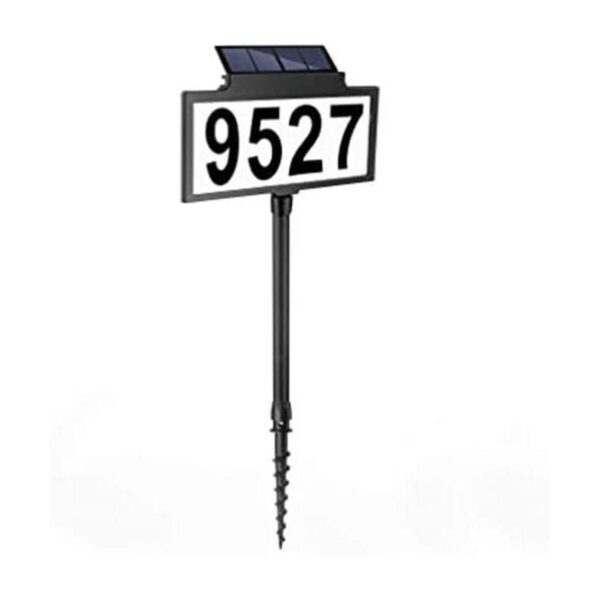 LeiDrail Letrero solar de dirección para exteriores con_1