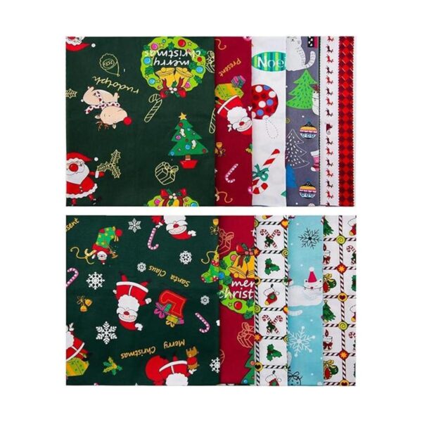 LUTER 17.7 x 21.7 in 10 piezas de tela de Navidad con_1