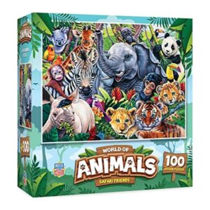 MasterPieces World of Animals Rompecabezas de 100 piezas_1