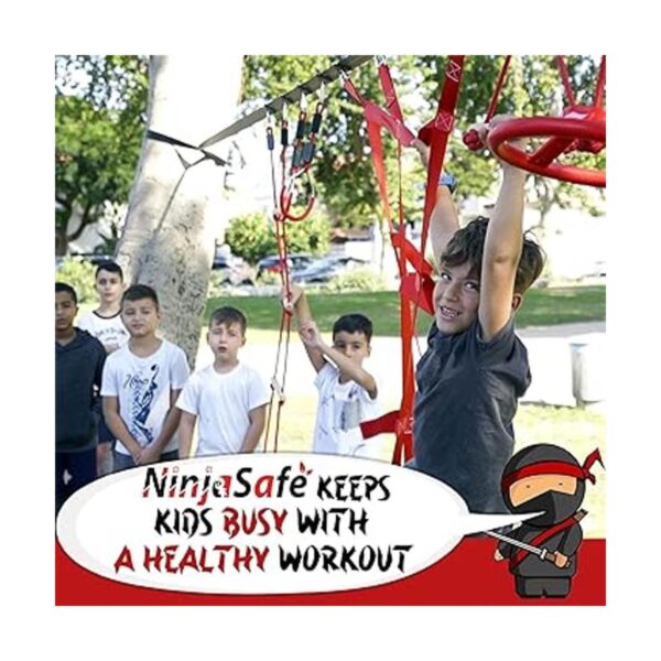 Ninja Warrior Curso de obstáculos para niños y niñas_2