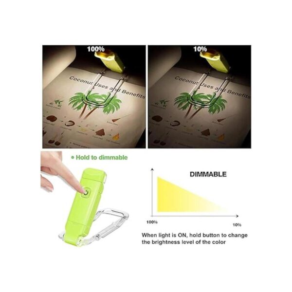BIGMONAT Luz de lectura recargable con clip para libros_3
