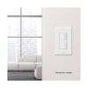 ENERLITES Interruptor decorativo de doble paleta tipo