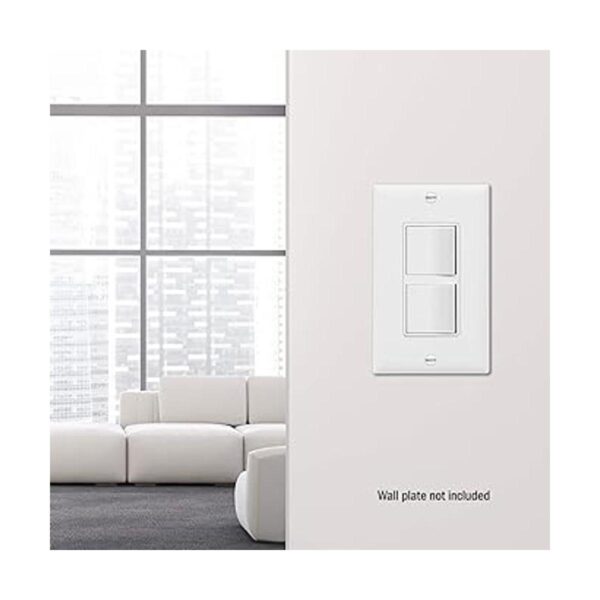 ENERLITES Interruptor decorativo de doble paleta tipo